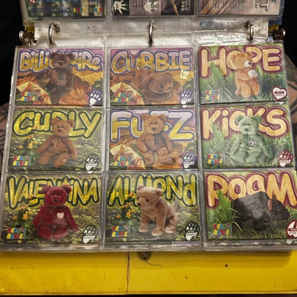 Vintage Ty Beanie Baby Trading Cards